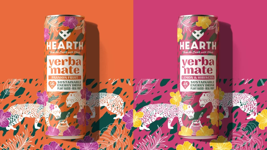 Hearth Energy Drink Packaging C