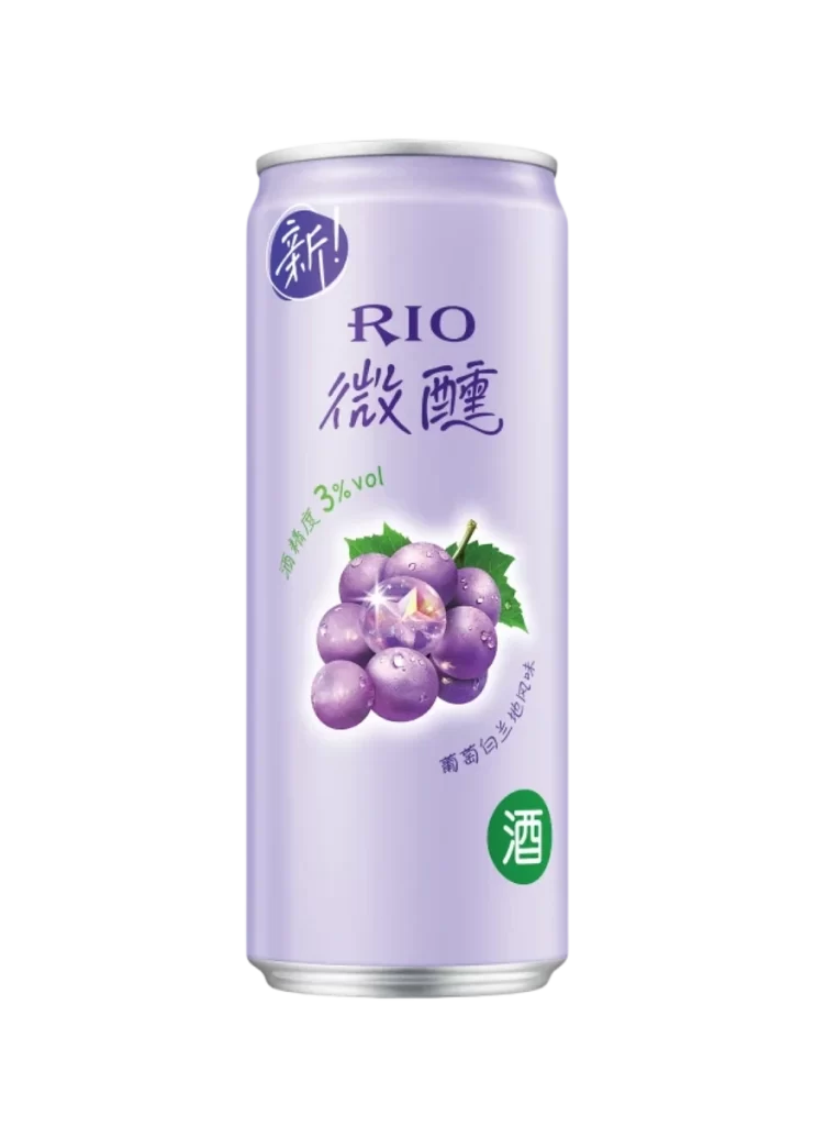Rio Alcoholic Beverage Can Grape Brandy Flavor