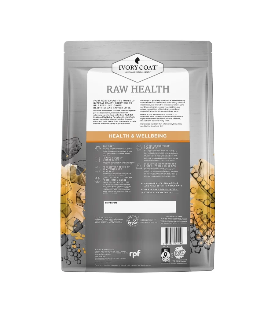 Ivory Coat Cat Food Packaging P