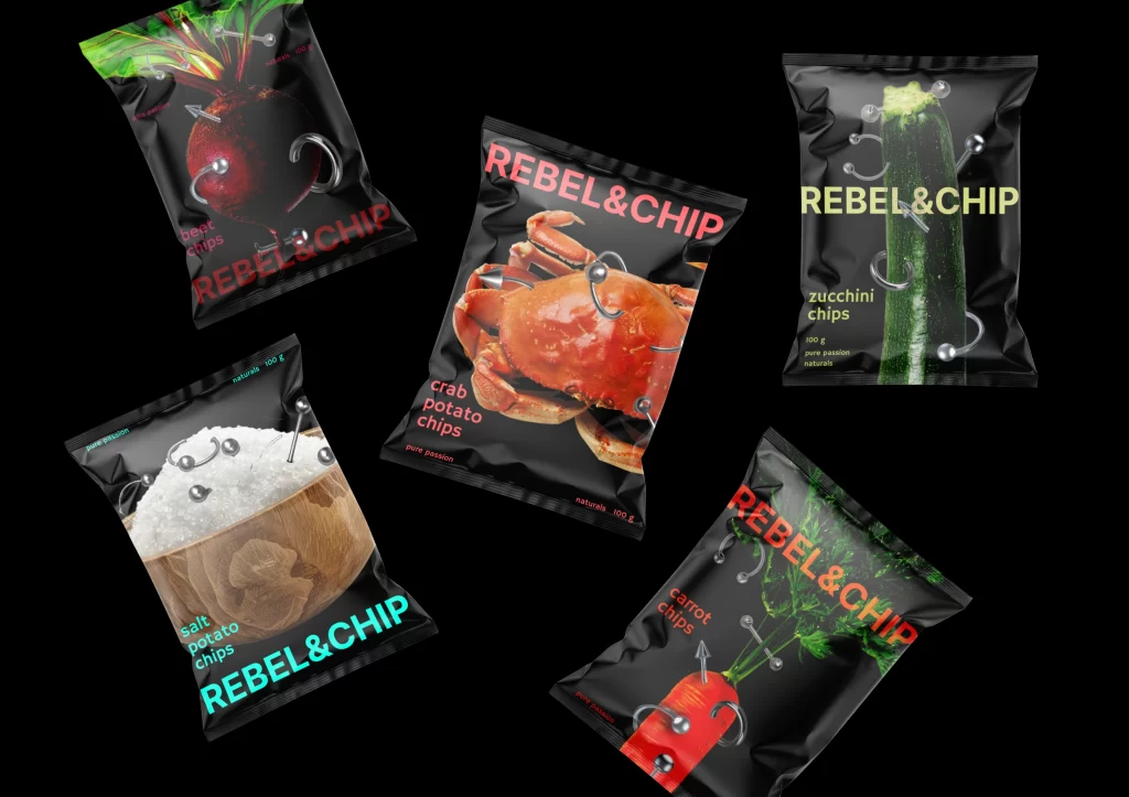 Rebelchip Snack Chips Rebelchip Side View