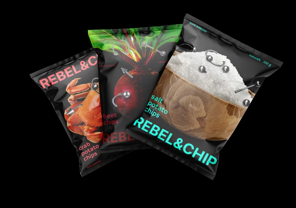 Rebelchip Snack Chips Rebelchip Angle View