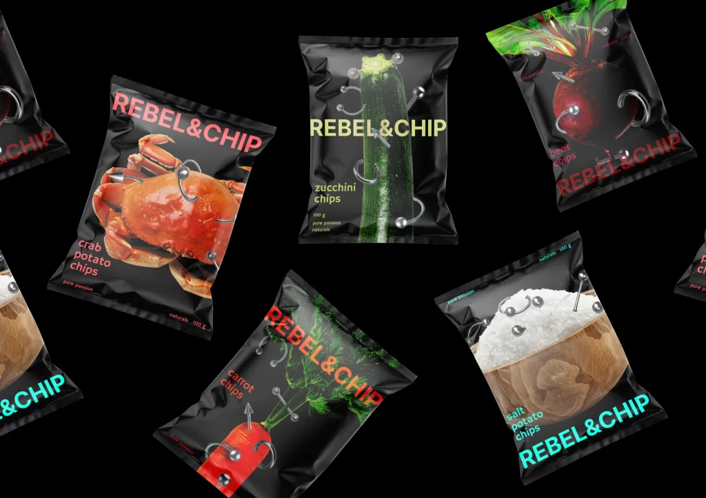 Rebelchip Snack Chips Rebelchip Front View