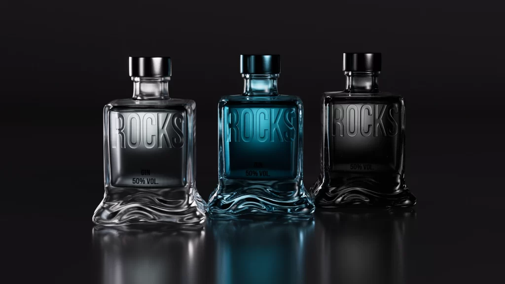 Rocks Whisky Packaging Rocks Detail View