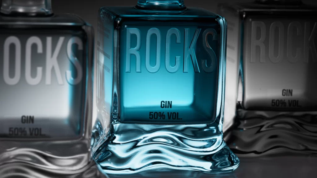 Rocks Whisky Packaging Rocks Angle View