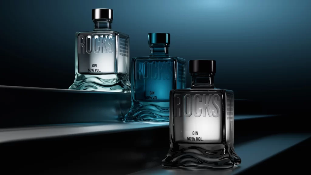 Rocks Whisky Packaging Rocks Back View