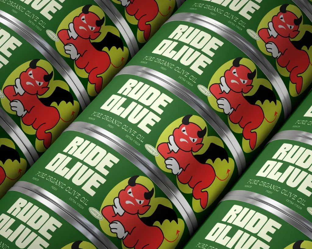 Rude Olive Olive Oil Green Can Single