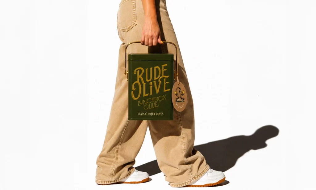 Rude Olive Lunchbox Olives Classic Green Olives