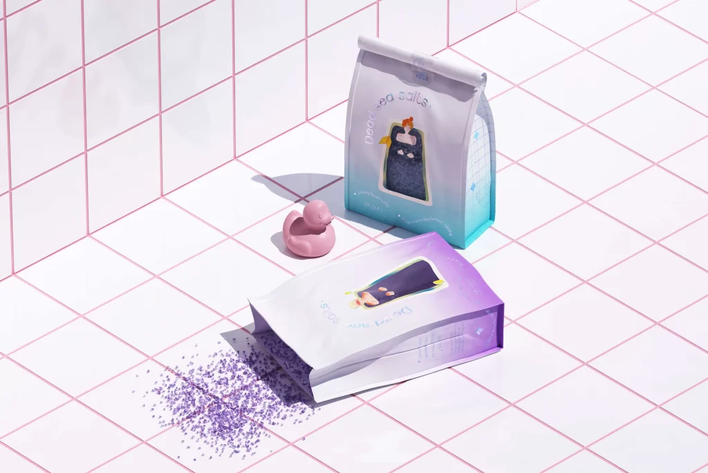 Dead Sea Salts Skincare Packaging A