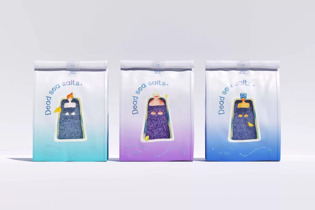 Dead Sea Salts Skincare Packaging C