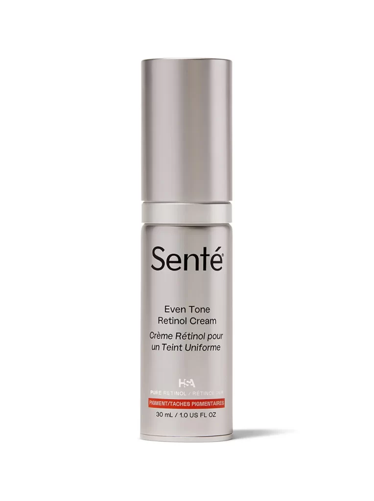 Senté Even Tone Retinol Cream Bottle Front View