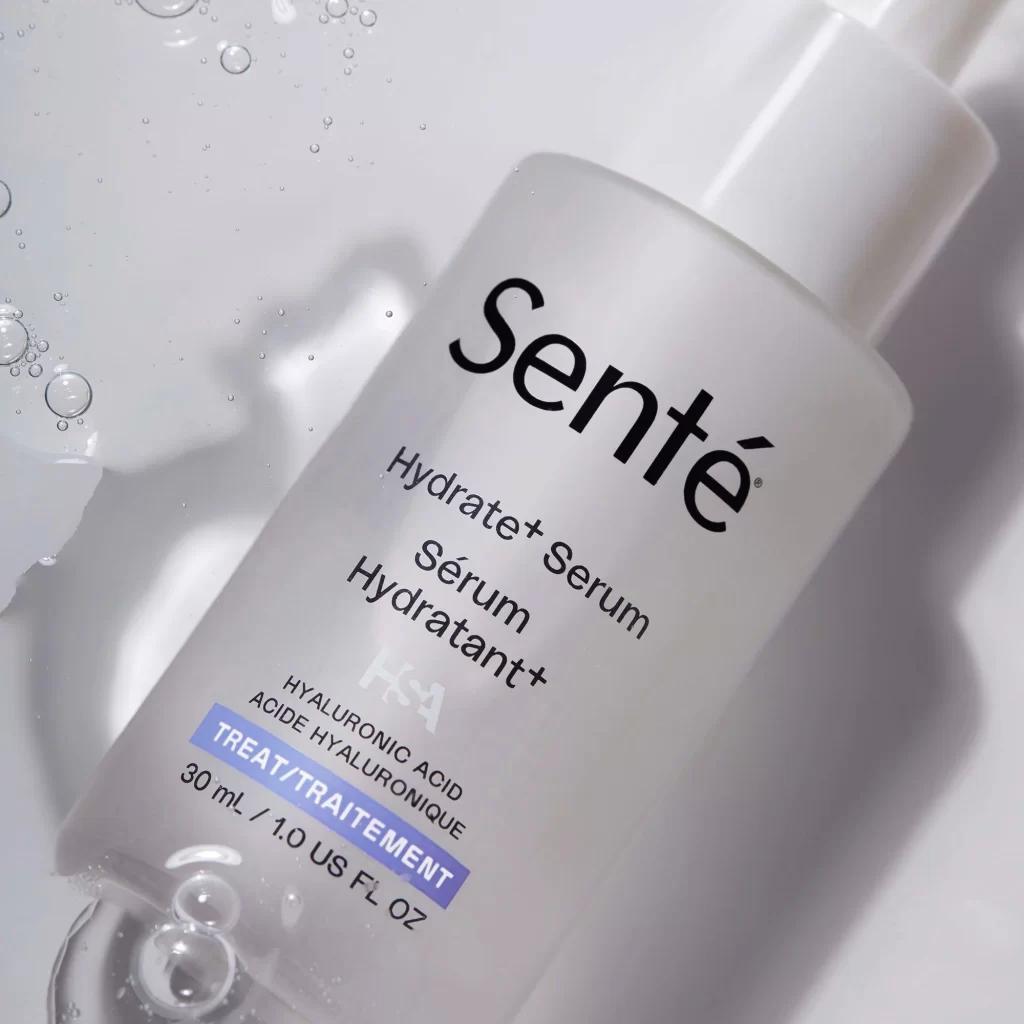 Senté Hydrate Plus Serum Bottle Detail