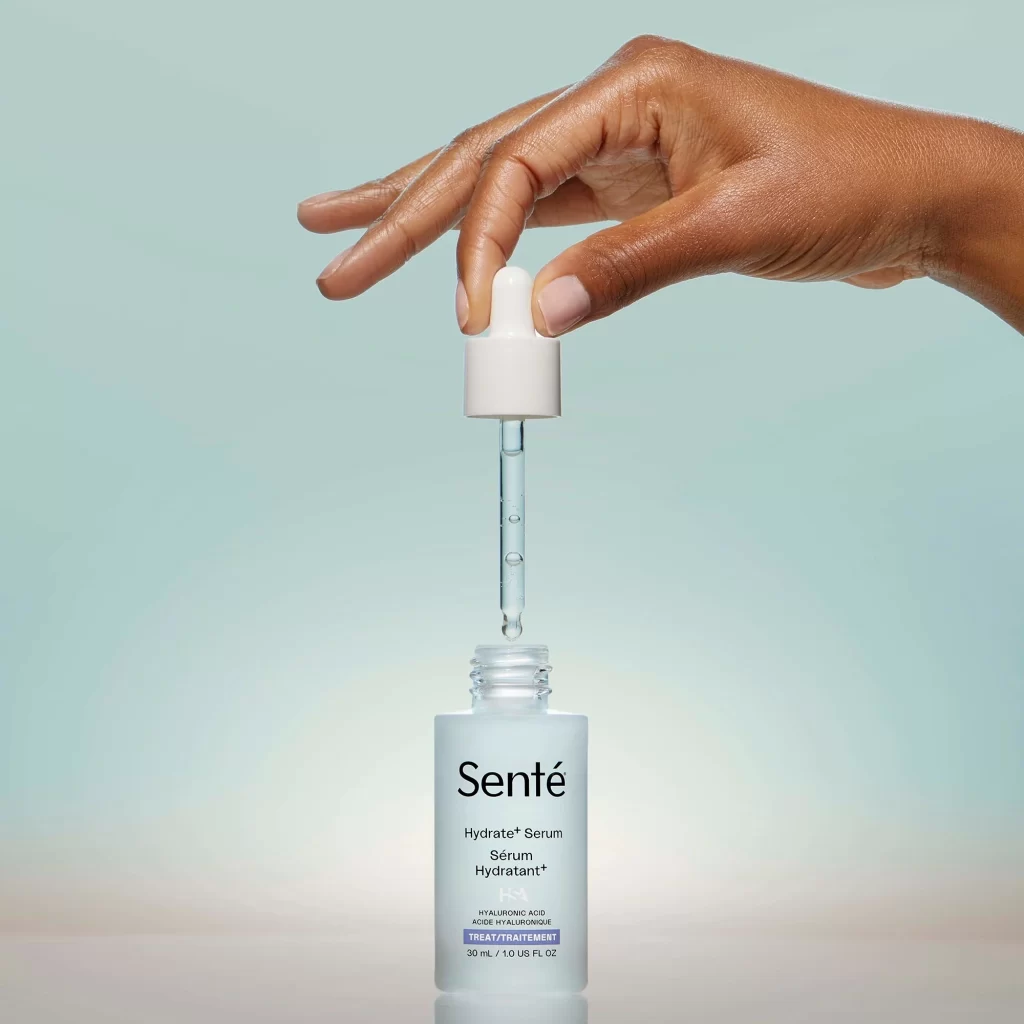 Senté Hydrate Plus Serum Bottle Cap Detail
