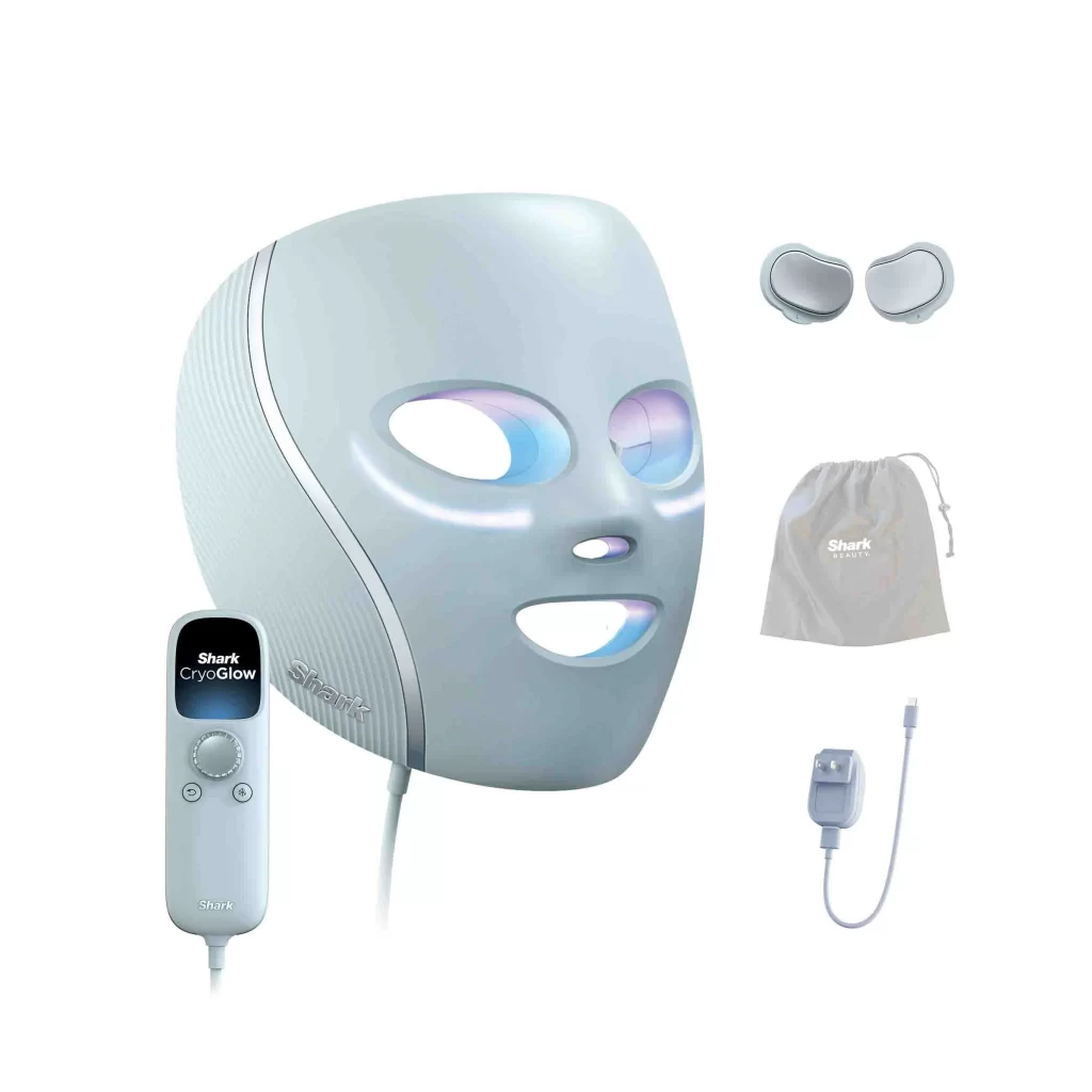 Shark Cryoglow Led Face Mask In Blue Chill Face Mask Image 01 Packaging