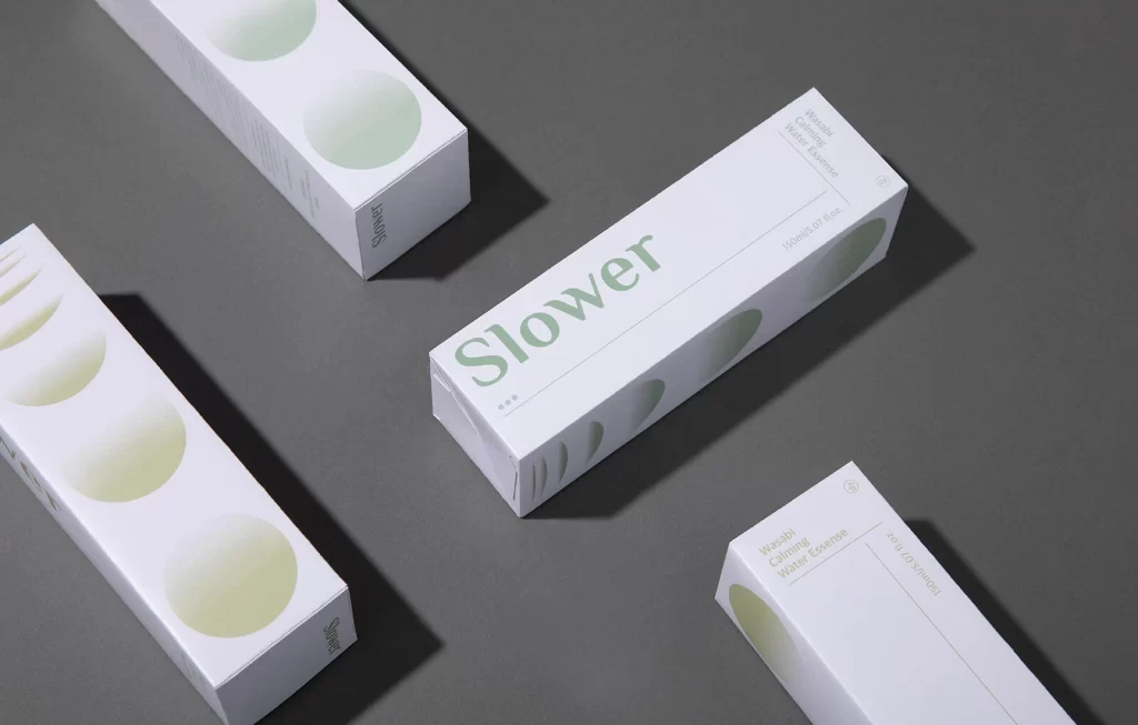 Slower Skincare Packaging Green