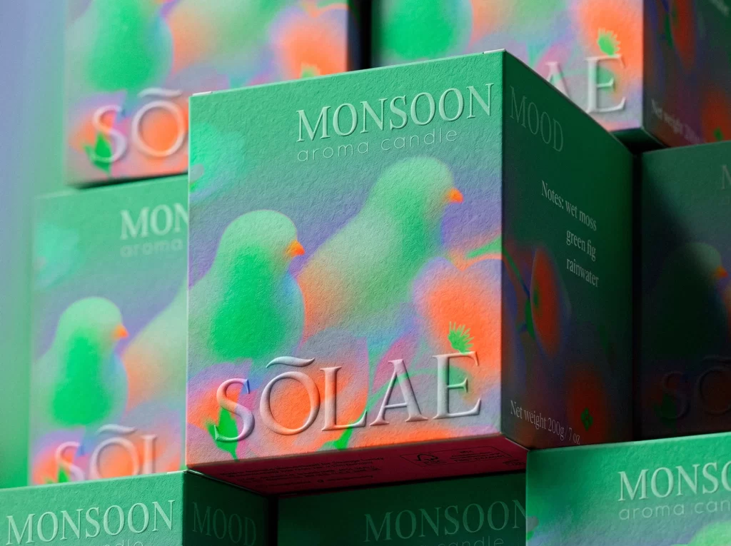 Solae Aroma Candle Monsoon