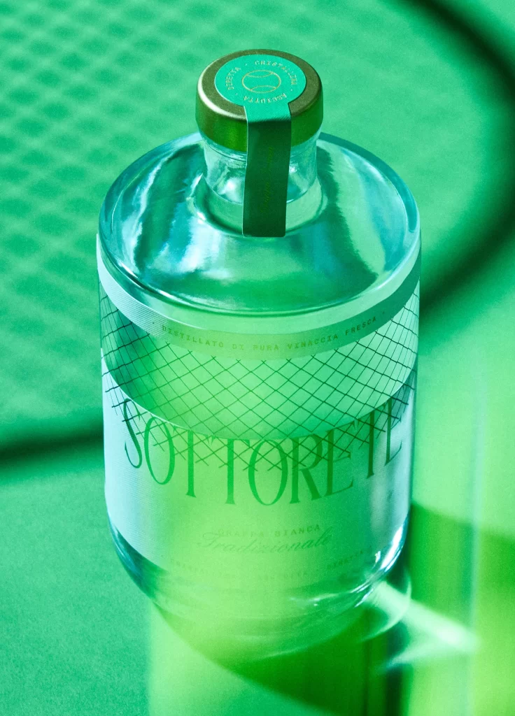 Sottorete Grappa Bottle Grappa Bianca Tradizionale