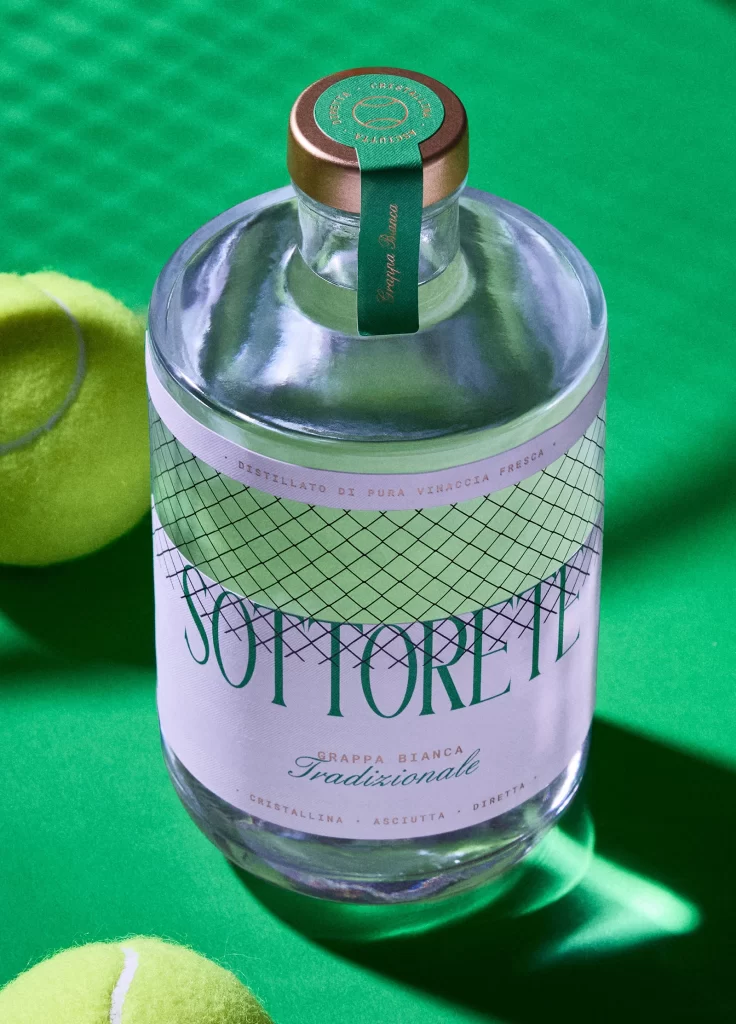 Sottorete Grappa Bottle Bianca Sottorete