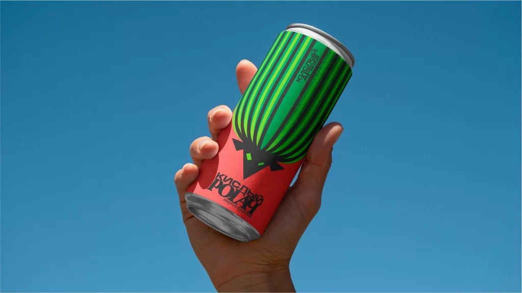 Sour Hornhead Energy Drink Hornhead Side View