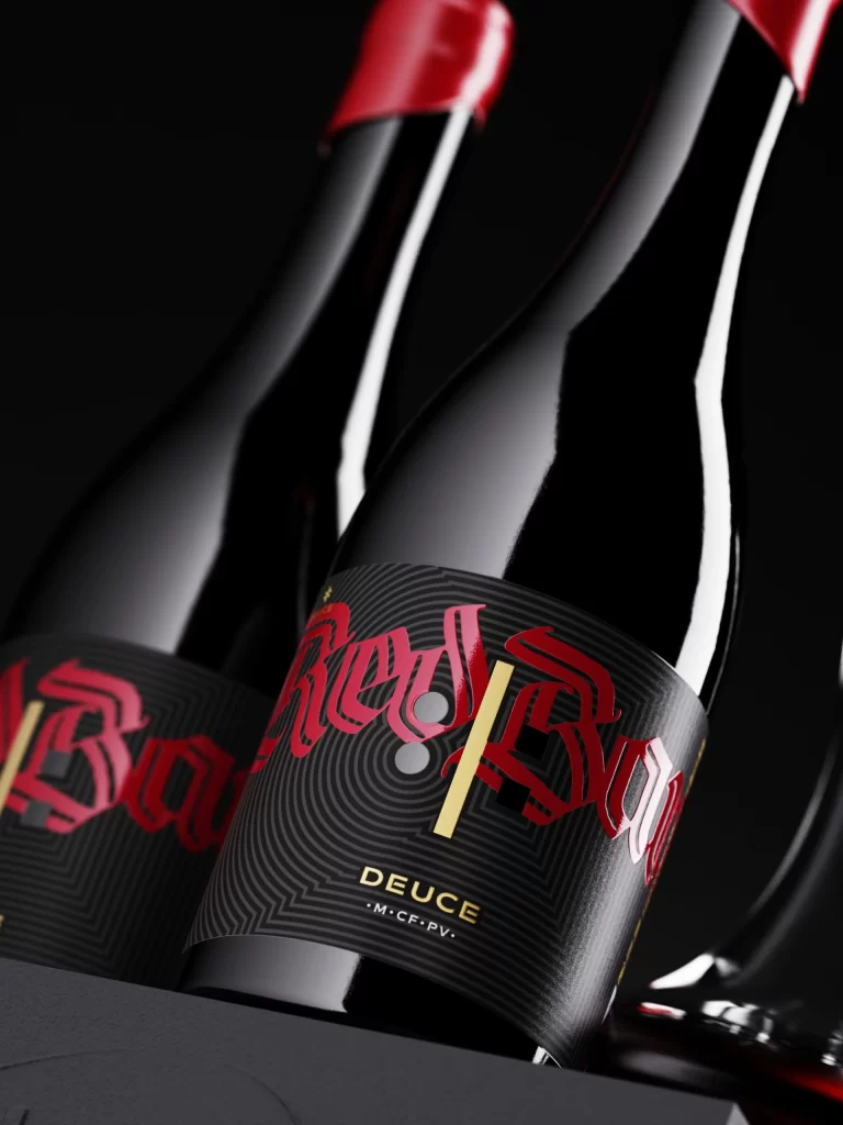 Deuce Red Band Wine Bottle