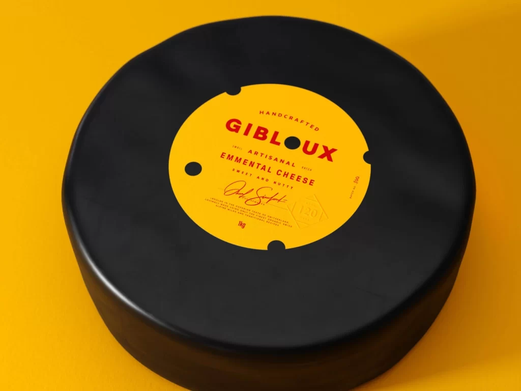 Gibloux Emmental Cheese Packaging