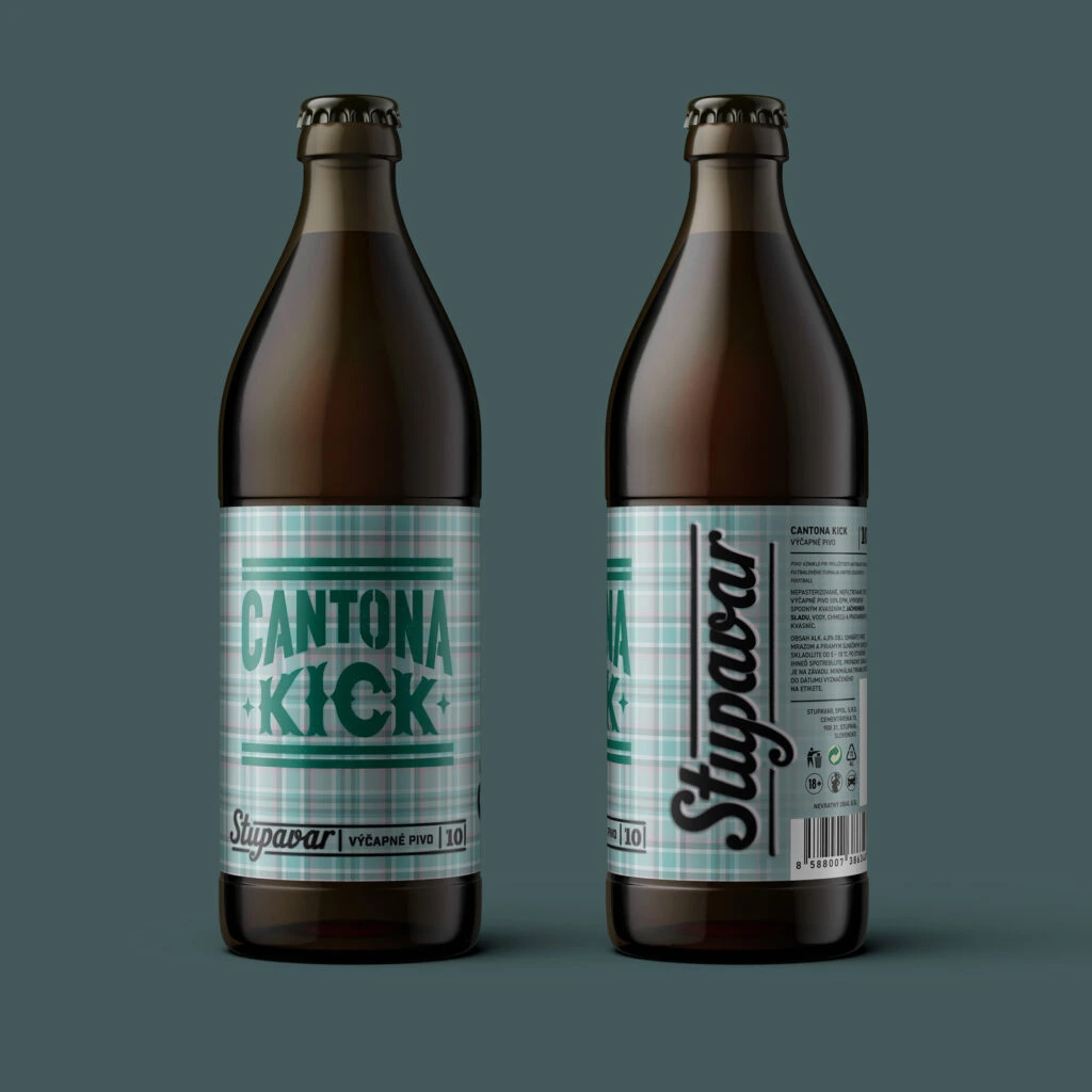 CANTONA KICK Beer Packaging