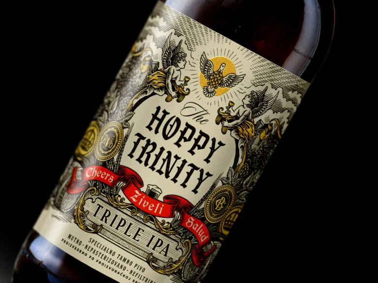 The Hoppy Trinity Beer Packaging A