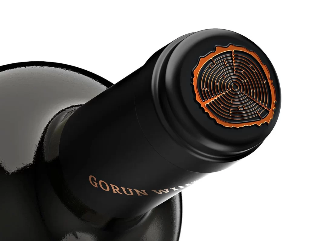 Gorun Winery Wine Packaging Black