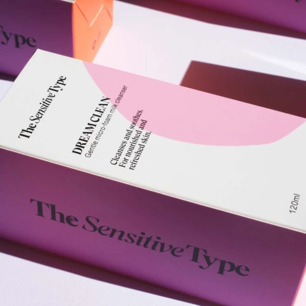 The Sensitive Type Skincare Packaging Pink