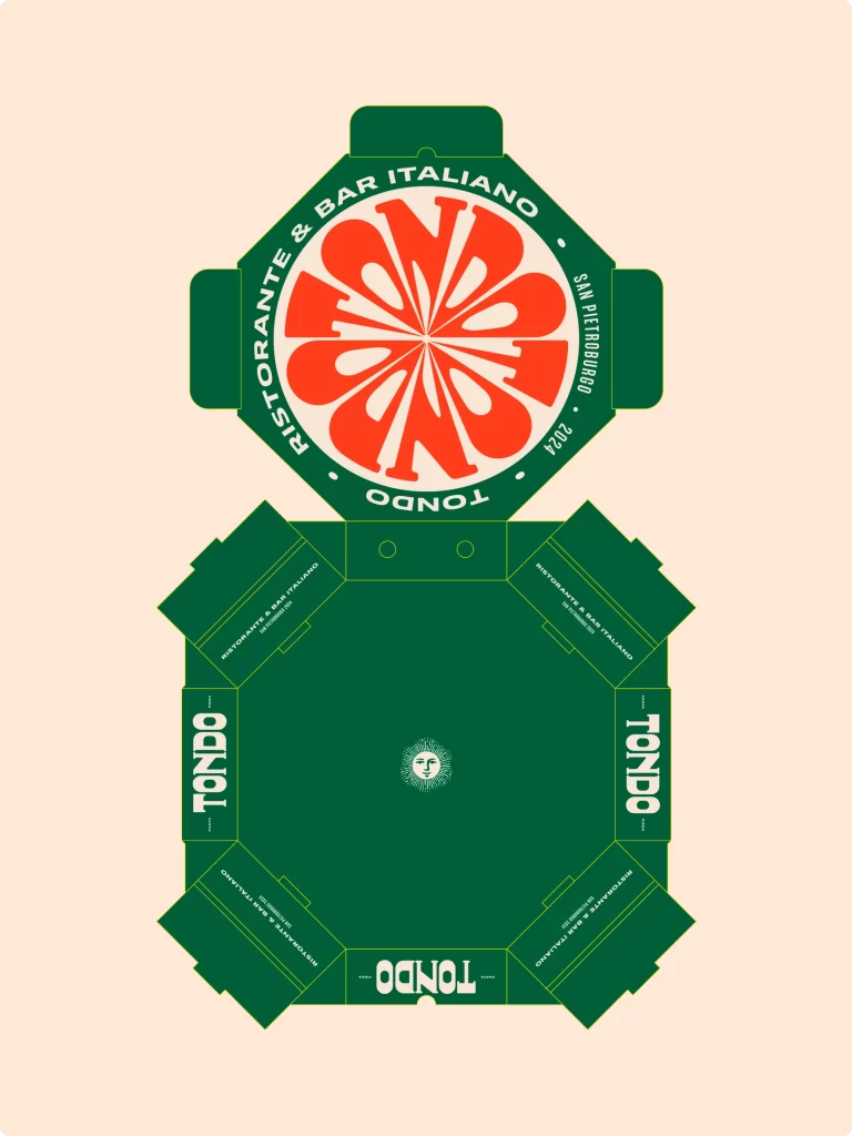 Tondo Pizza Box ITALIANO