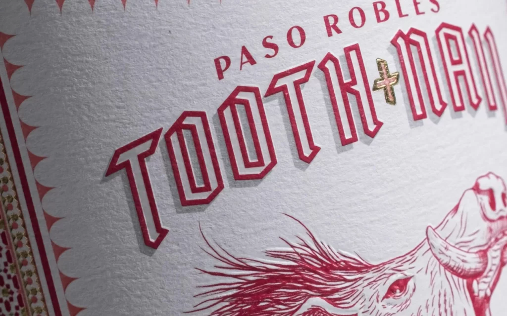 Tooth Nail Wine Co Wine Packaging Red