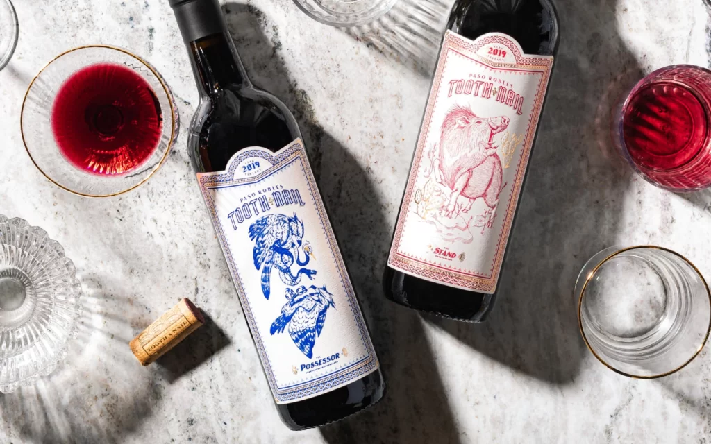 Tooth Nail Wine Co Wine Packaging