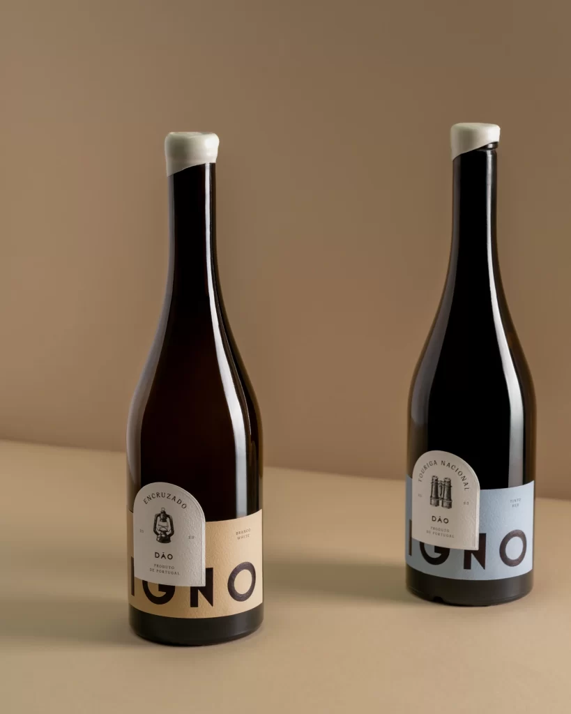 Vigno Single Varietal Wine Packaging Blue