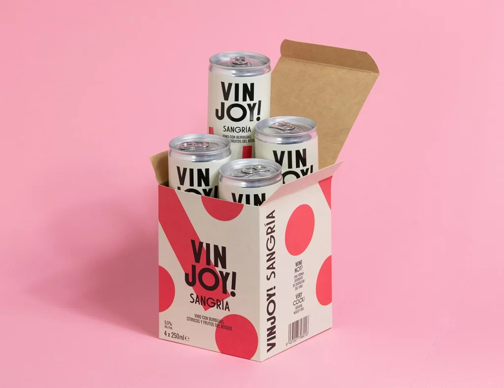 Vinjoy Sangria Packaging White
