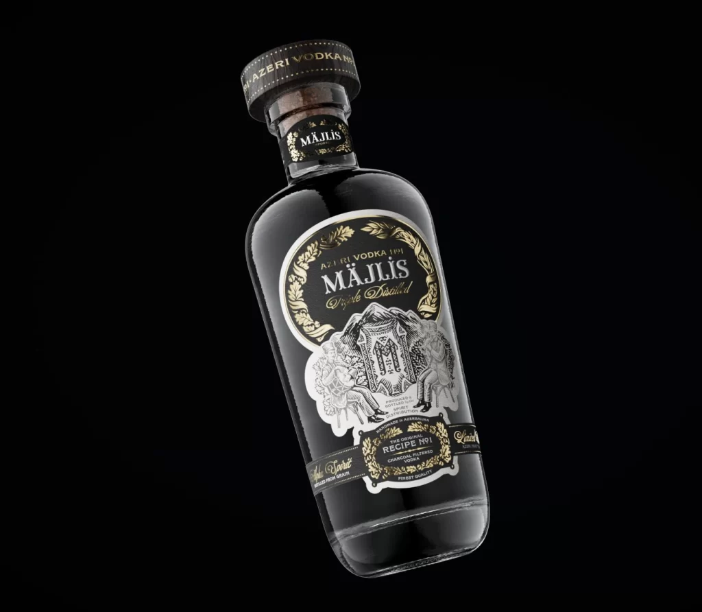 Vodka Majlis Packaging Black