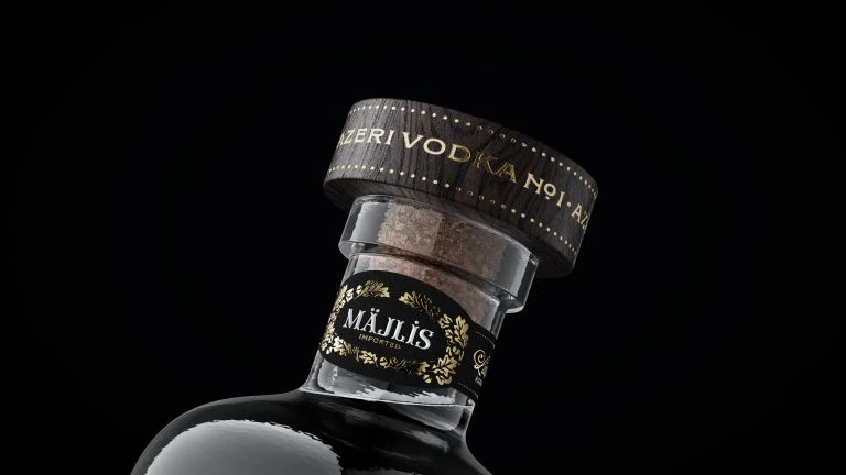 Vodka Majlis Packaging Gold