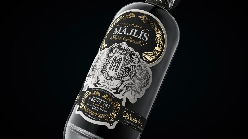 Vodka Majlis Packaging White