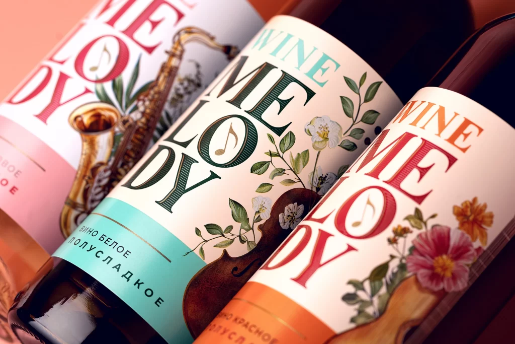 Wine Melody Wine Bottle