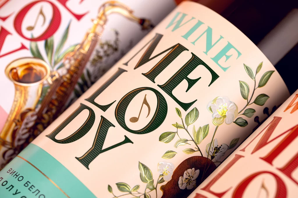 Wine Melody Wine Bottle Melody Angle View