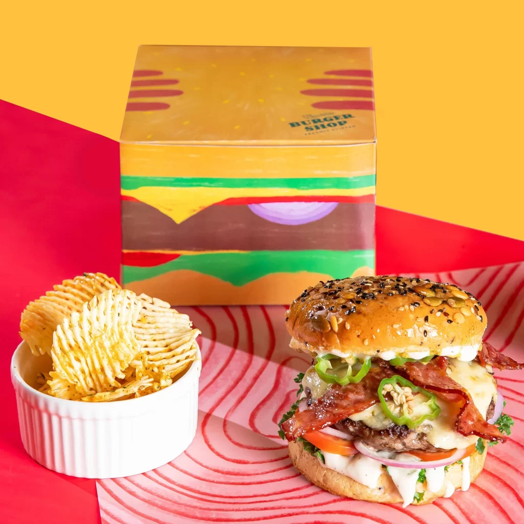 Woodside Burger Shop Packaging E