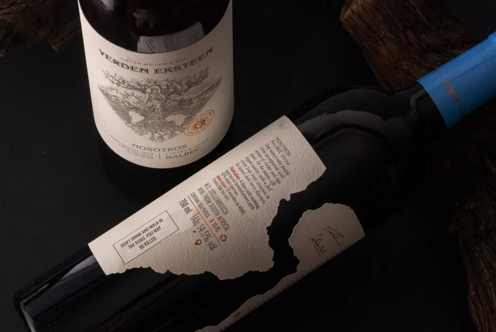 Yerden Eksteen Wine Bottle Yerden Top View