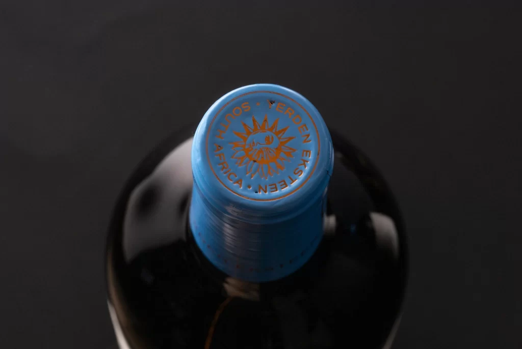 Yerden Eksteen Wine Bottle Yerden Back View