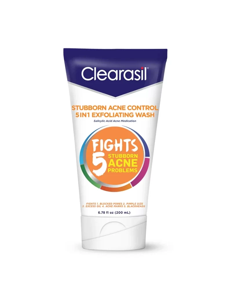 Clearasil Stubborn Acne Control 5in1 Exfoliating Wash
