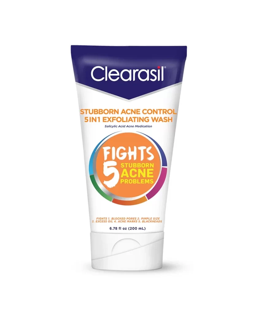 Clearasil Stubborn Acne Control 5in1 Exfoliating Wash