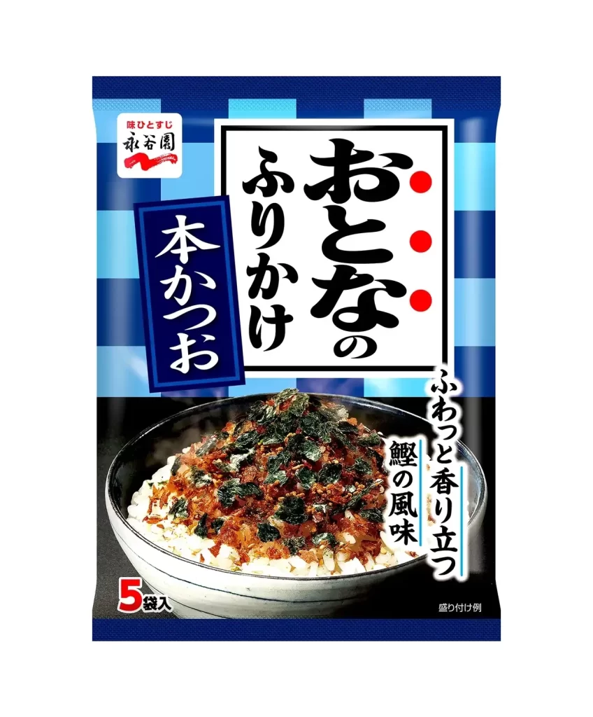 Nagatanien Adult Furikake Bonito Flavor Packaging