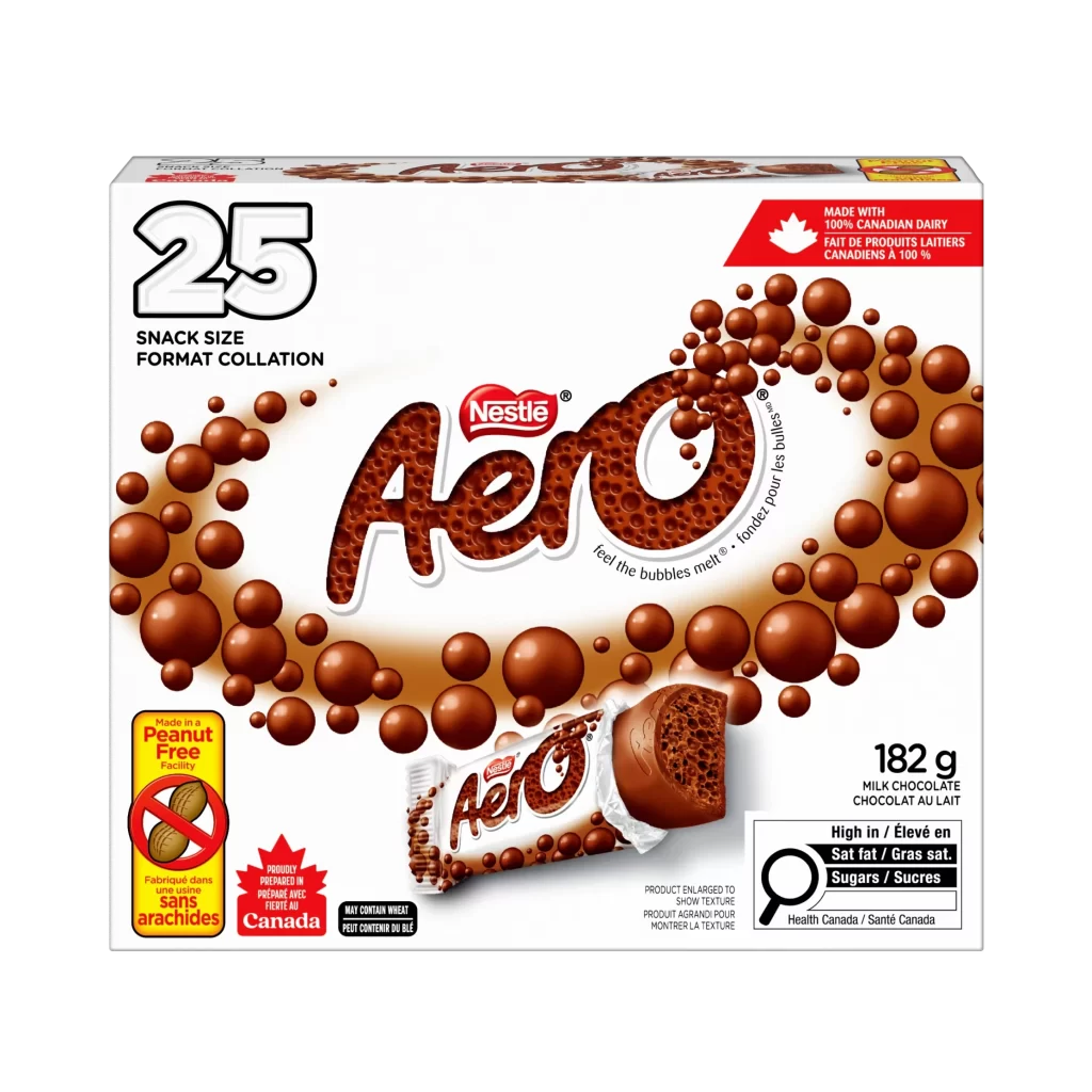 Nestle Aero Chocolate Packaging U