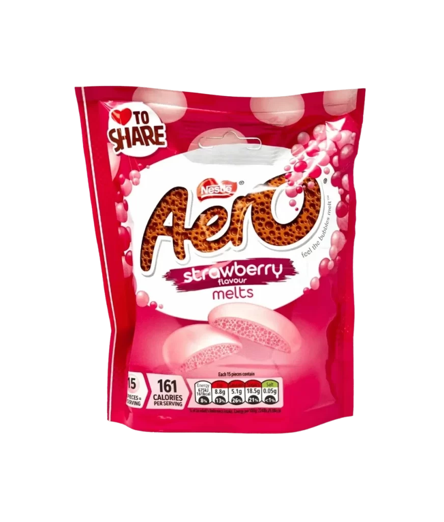 Nestle Aero Chocolate Packaging W