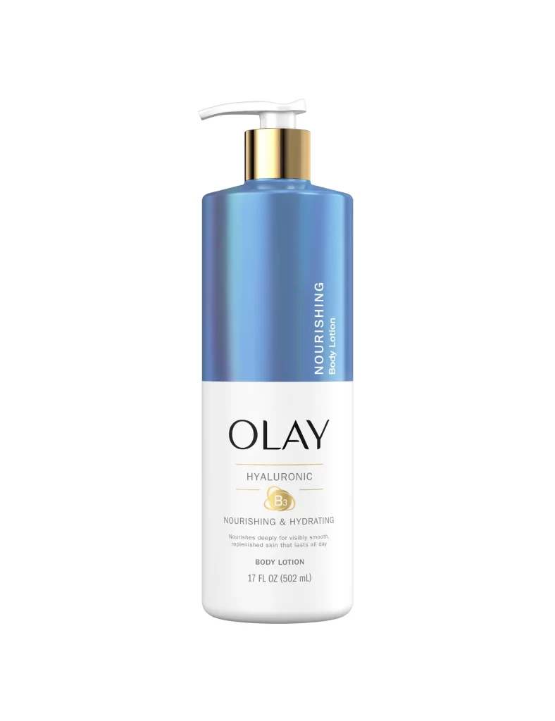 Olay Hyaluronic Nourishing & Hydrating Skincare Packaging