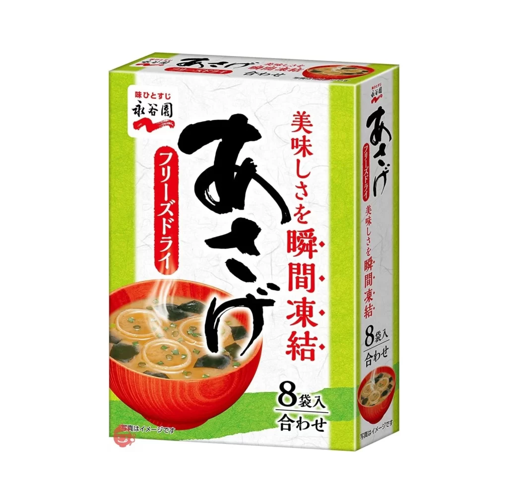 Nagatanien Freeze Dried Miso Soup Snack Packaging