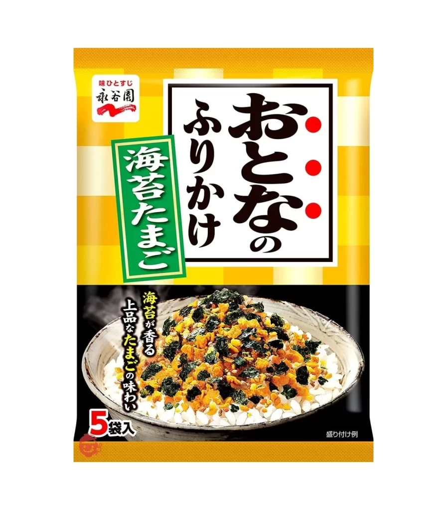 Nagatanien Adult Furikake Seaweed Egg Packaging