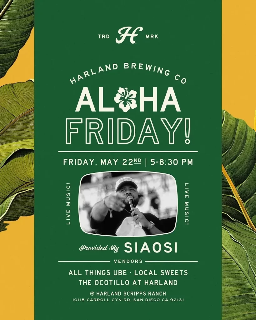 Harland Brewing Event Flyer